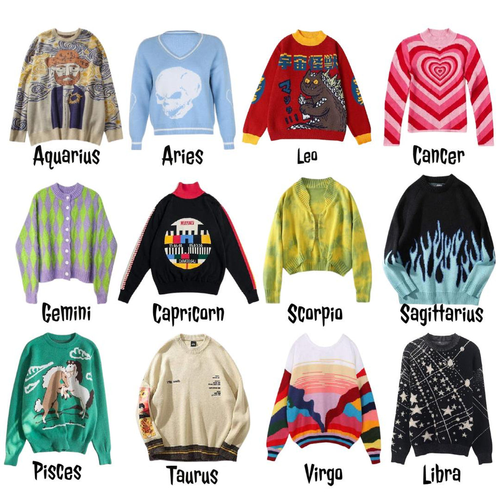 Zodiac sweater shop