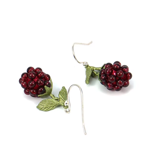 Black Berry Earrings | Aesthetic Earrings