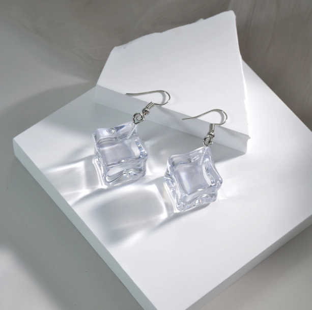 Ice Cube Earrings | Aesthetic Jewelry