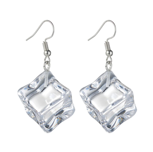Ice Cube Earrings | Aesthetic Jewelry
