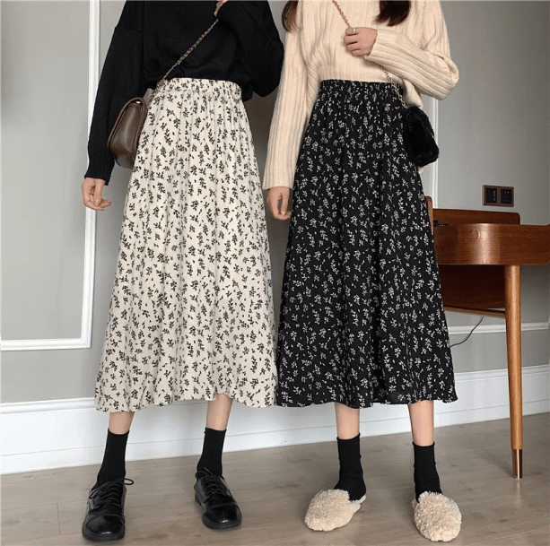 Cottagecore Floral Skirt | Aesthetic Clothes