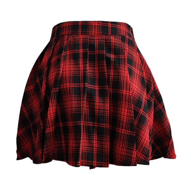 Irregular Plated Mini Skirt | Aesthetic Clothes