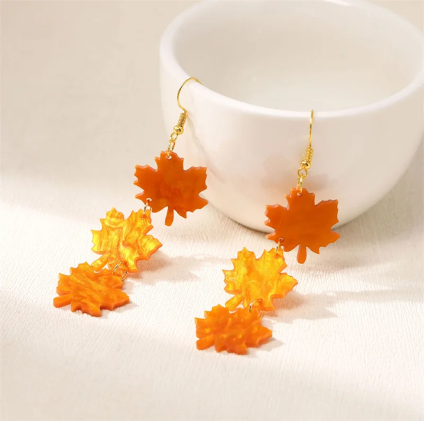 Autumn Leaves Earrings | Aesthetic Earrings