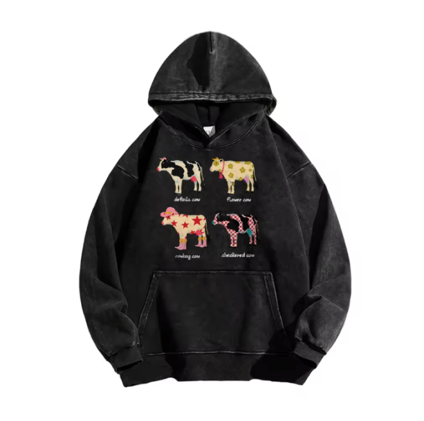 Aesthetic Cow Hoodie | Aesthetic Clothes