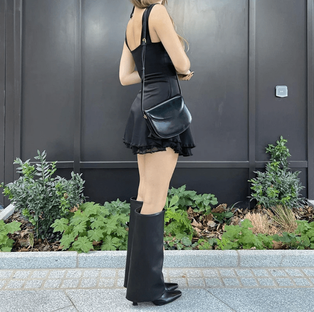 Lolita Black Mini Dress | Aesthetic Clothes