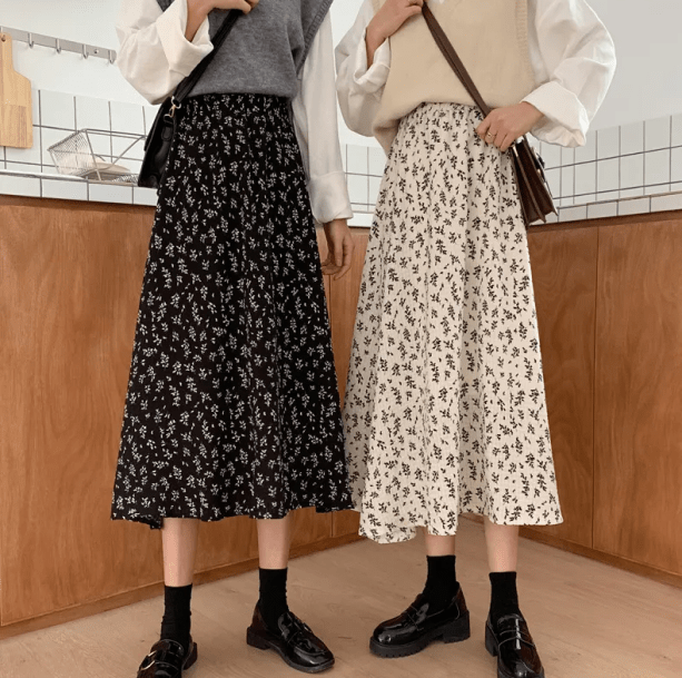 Cottagecore Floral Skirt | Aesthetic Clothes
