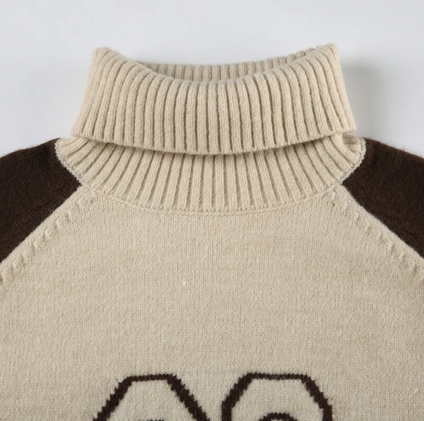 Y2K Number Turtleneck | Aesthetic Clothes