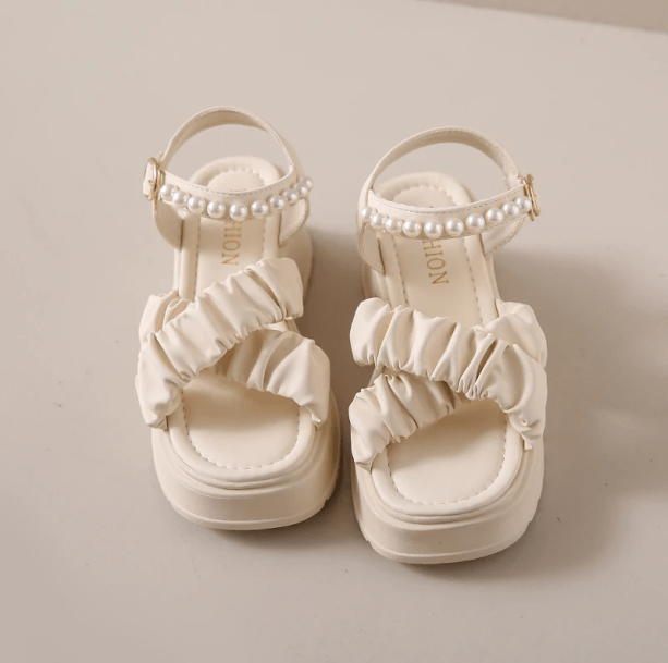 AesthetiChic Pearl Platforms | Aesthetic Shoes