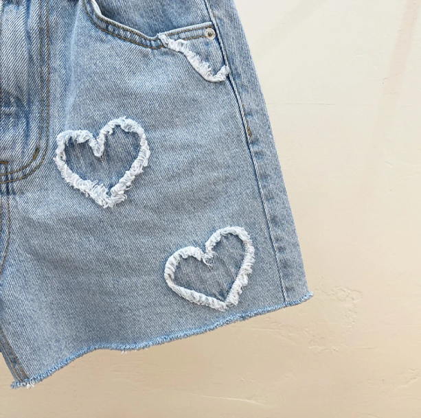 Summer Love Denim Shorts | Aesthetic Clothes