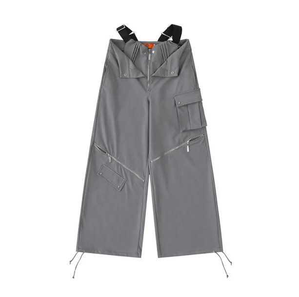 Open Zip Pants | Aesthetic Pants