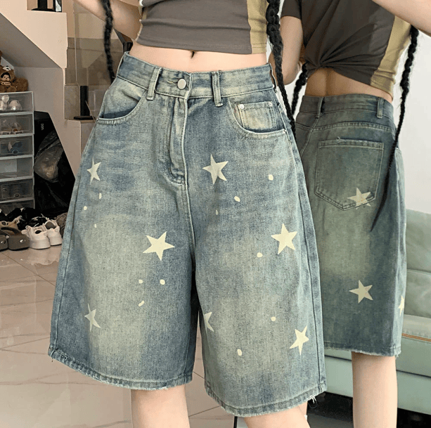 Y2K Star Shorts | Aesthetic Clothing