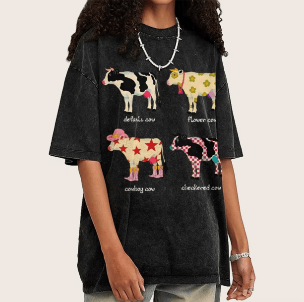 Aesthetic Cow T-Shirt | Aesthetic Clothes