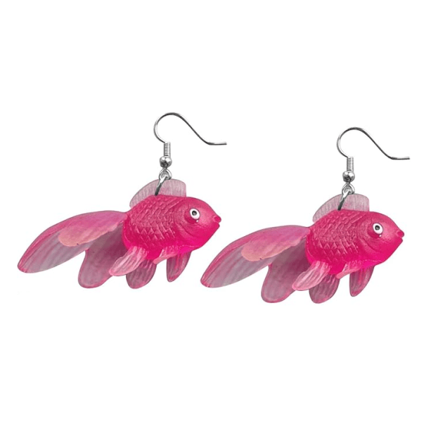 Goldfish Earrings | Aesthetic Earrings