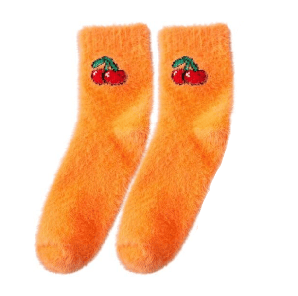 Fluffy Fruity Socks | Aesthetic Socks