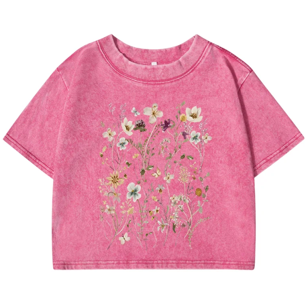 Flower Garden Crop Top | Aesthetic Clothing