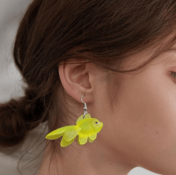 Goldfish Earrings | Aesthetic Earrings