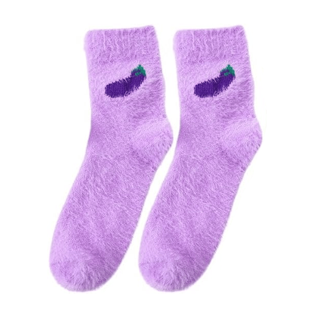 Fluffy Fruity Socks | Aesthetic Socks