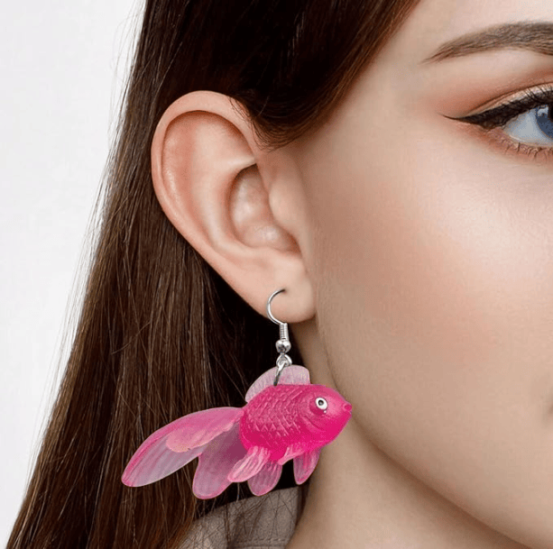 Goldfish Earrings | Aesthetic Earrings