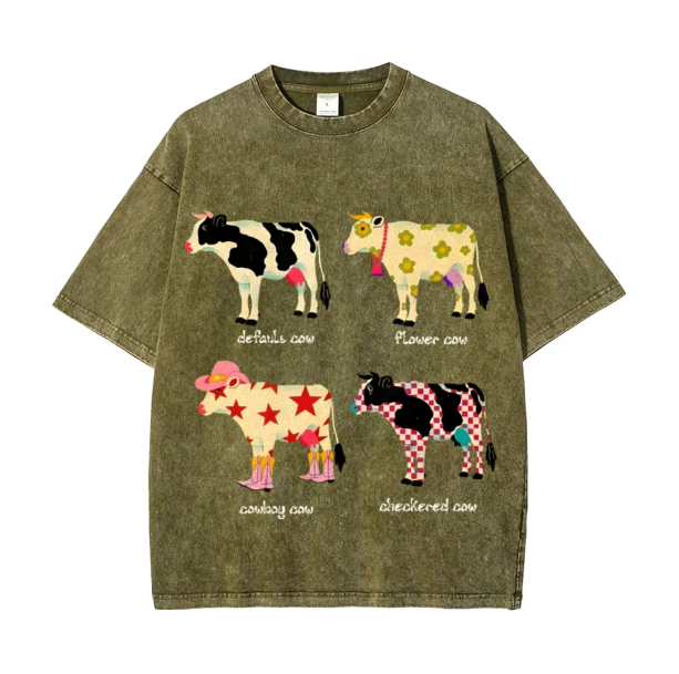 Aesthetic Cow T-Shirt