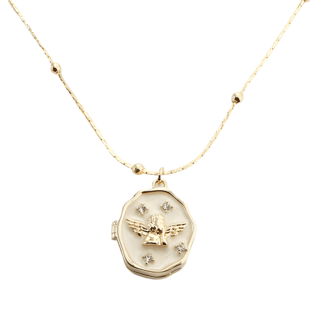 Angelic Heart Necklace | Aesthetic Necklace