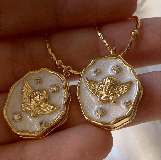 Angelic Heart Necklace | Aesthetic Necklace