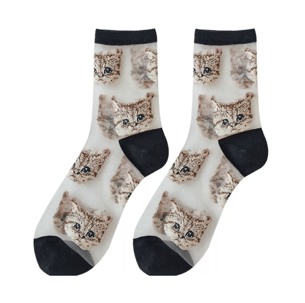 Sad Kitty Socks | Aesthetic Socks
