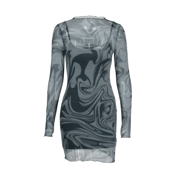 Mesh Night Out Dress | Aesthetic Clothes