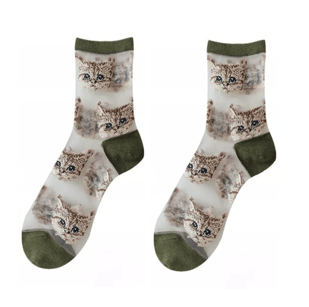 Sad Kitty Socks | Aesthetic Socks