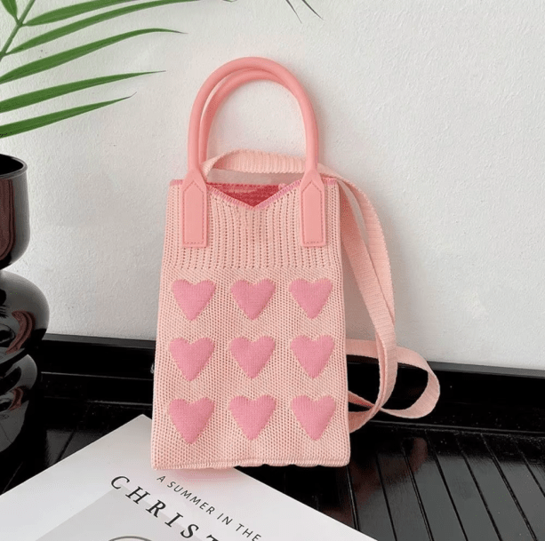 Y2K Hearts Handbag | Aesthetic Accessories