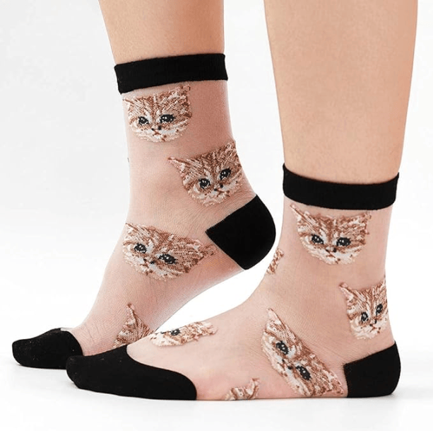 Sad Kitty Socks | Aesthetic Socks