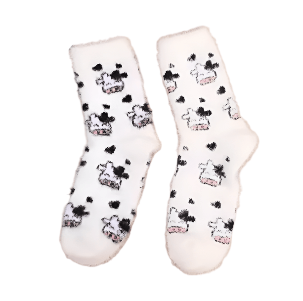 Fluffy Caw Socks | Aesthetic Socks