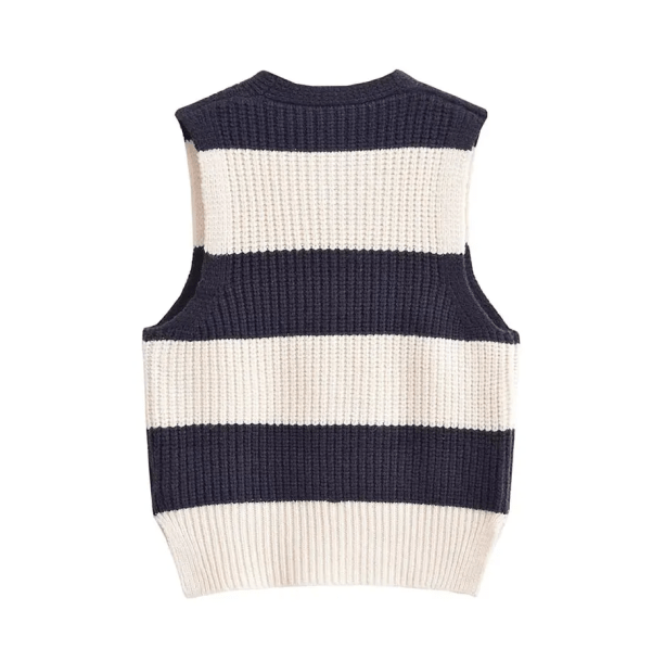 Nautical Vest Sweater | Aesthetic Clothes