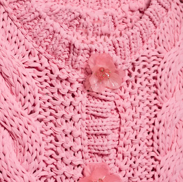 Pastel Pink Knitted Top | Aesthetic Clothes