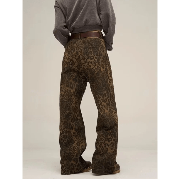 Leopard Print Loose Pants | Aesthetic Clothes