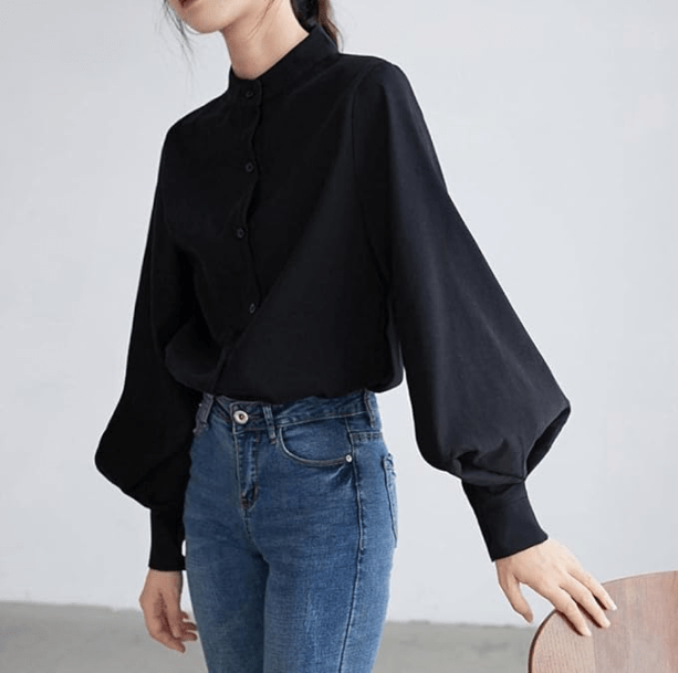 Darkest Academia Blouse | Aesthetic Clothing