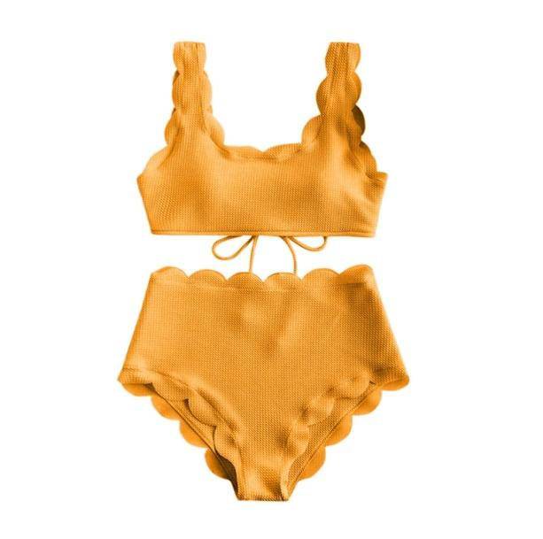 High Waist Vintage Look Bikini | Aesthetic Swimwear
