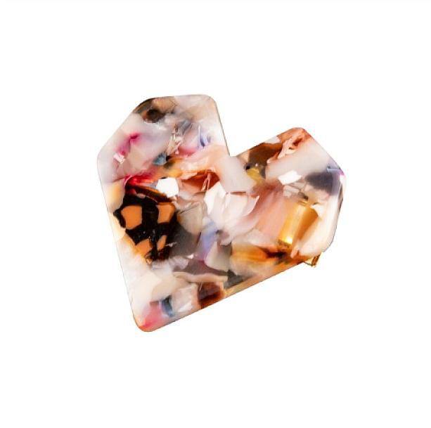 Marble Color Hair Clip | Aesthetic Hair Accessories