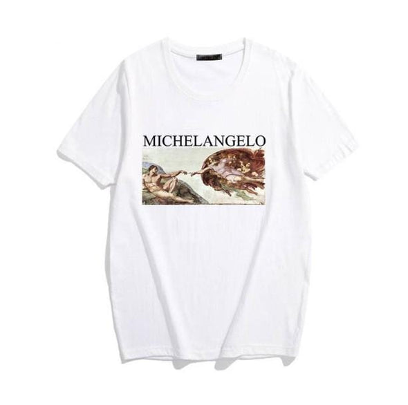 Michelangelo Creation T-shirt - All Things Rainbow