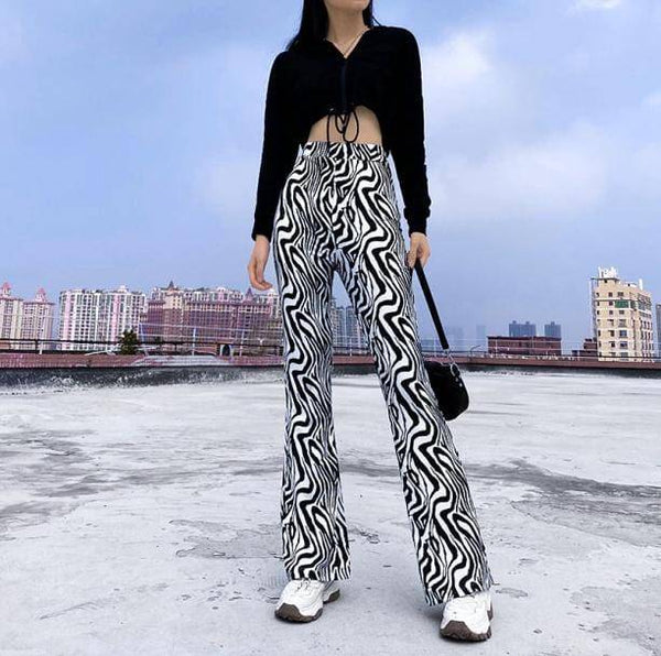 Y2K Pants | Y2K Zebra Pants