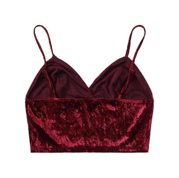 Vintage Style Velvet Top - All Things Rainbow