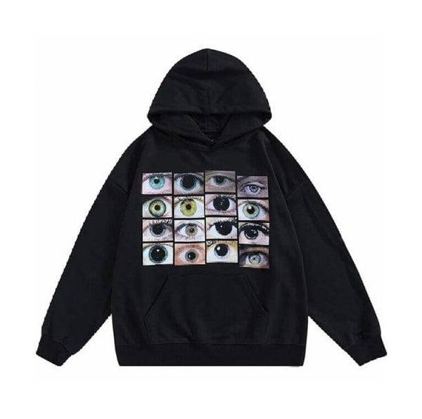 Personalized Weirdcore Aesthetic Human Eyes Optic Strangecore Oddcore  Pullover Hoodie - All Star Shirt