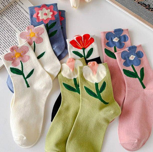Flower Power Socks - All Things Rainbow