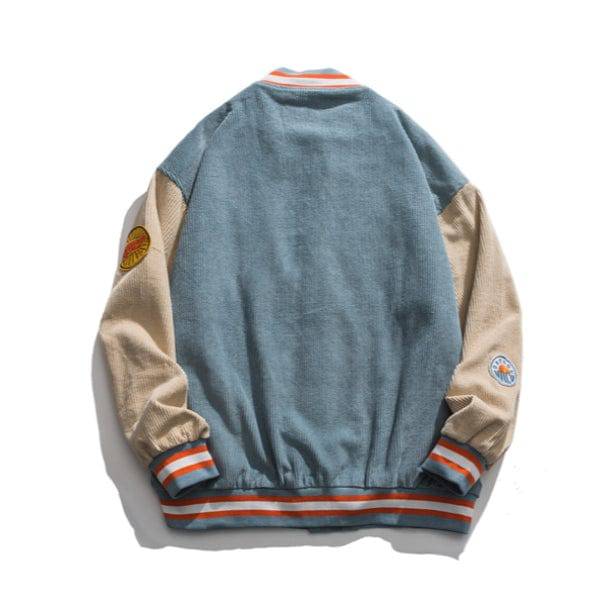 Corduroy Baseball Jacket | Aesthetic Jacket