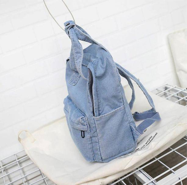 Aesthetic Denim Backpack | Aesthetic School Bags & Backpack