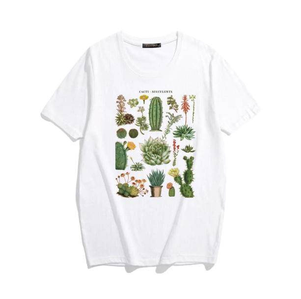 Cactus Succulents T-Shirt | Aesthetic Tops and T shirts