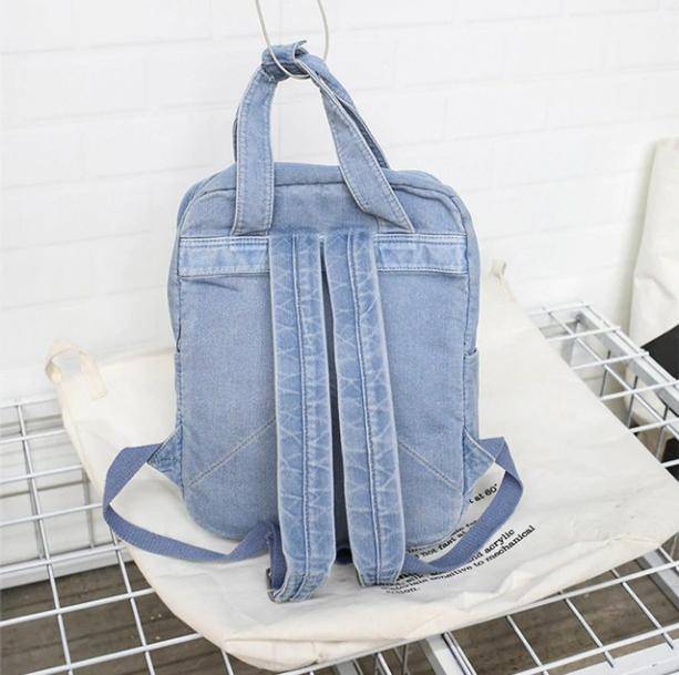 Aesthetic Denim Backpack | Aesthetic School Bags & Backpack