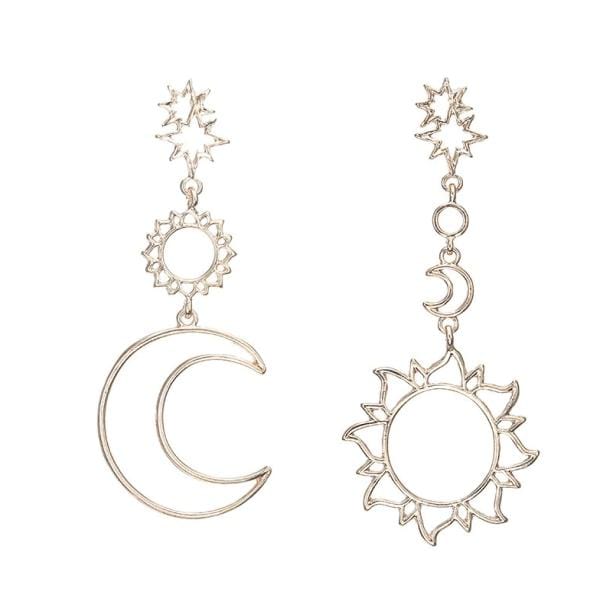 Sun And Moon Earrings - All Things Rainbow