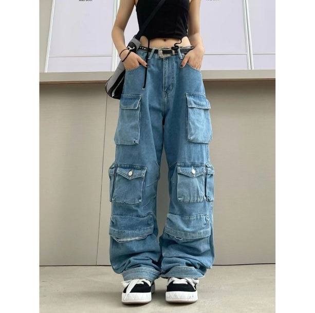 Multi-Pocket Aesthetic Pants | Aesthetic Jeans
