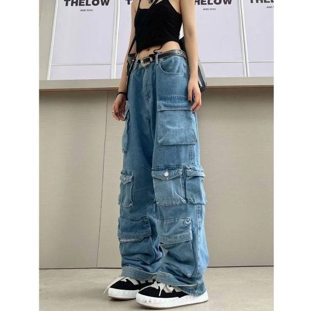 Multi-Pocket Aesthetic Pants | Aesthetic Jeans