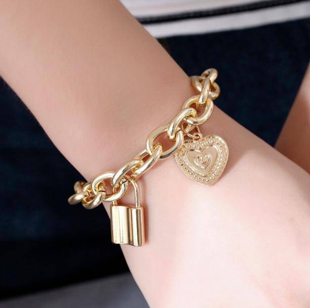 Lock To My Heart Bracelet | Aesthetic Jewelry